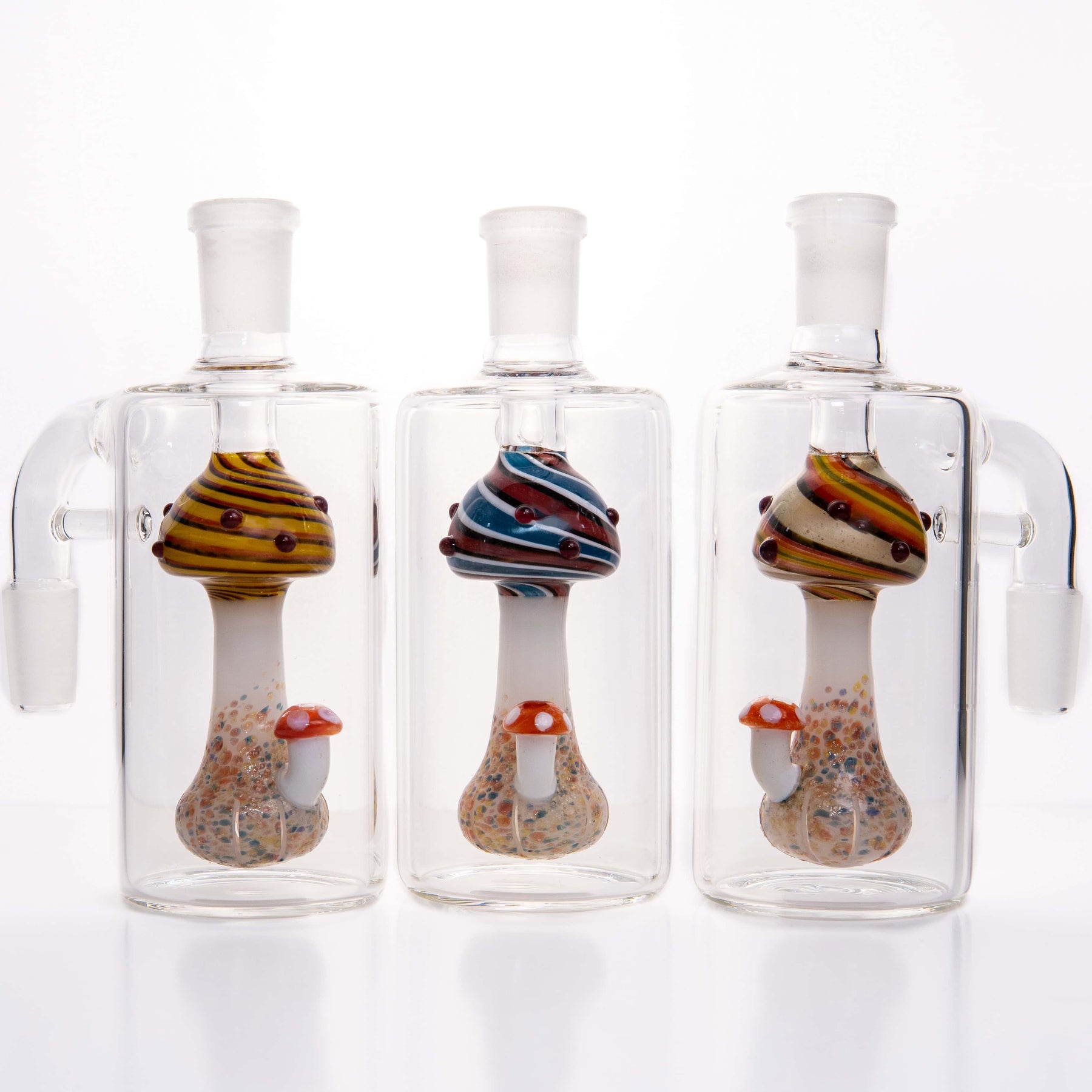 ash catchers with mushroom designs