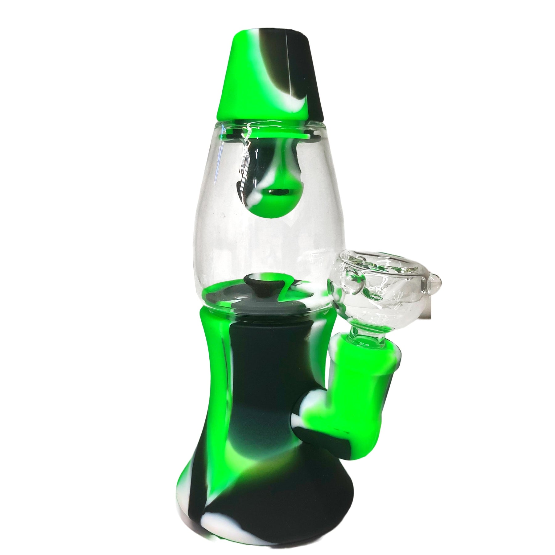 Green And Black Lava Lamp Bong