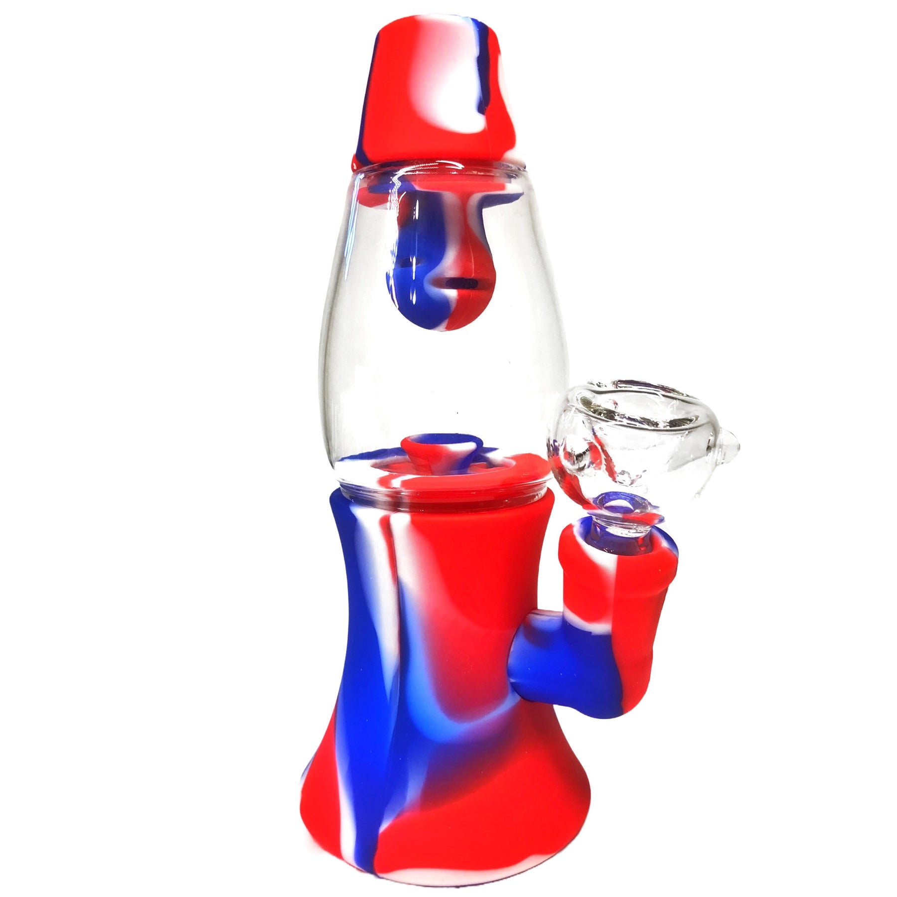 Lava Lamp Bong Blue And Red Color