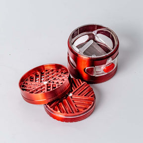 Top Ashtray Mirage Grinder Red Color