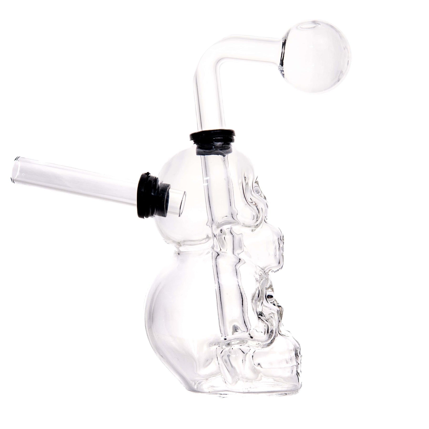 double skull oil burner side