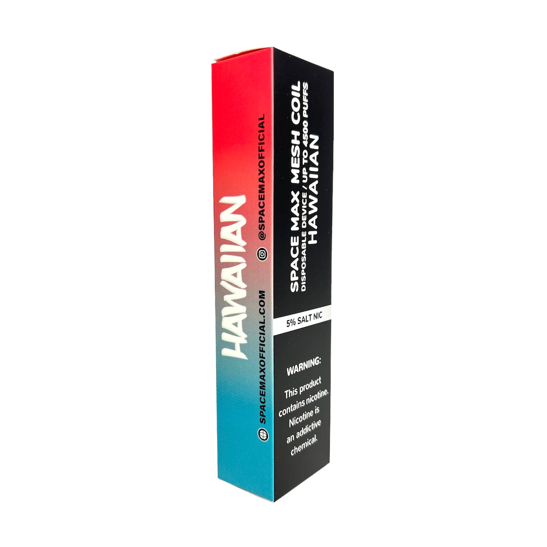 Space Max Pro Mesh Coil 4500 Puffs Disposable Vape Hawaiian Flavor