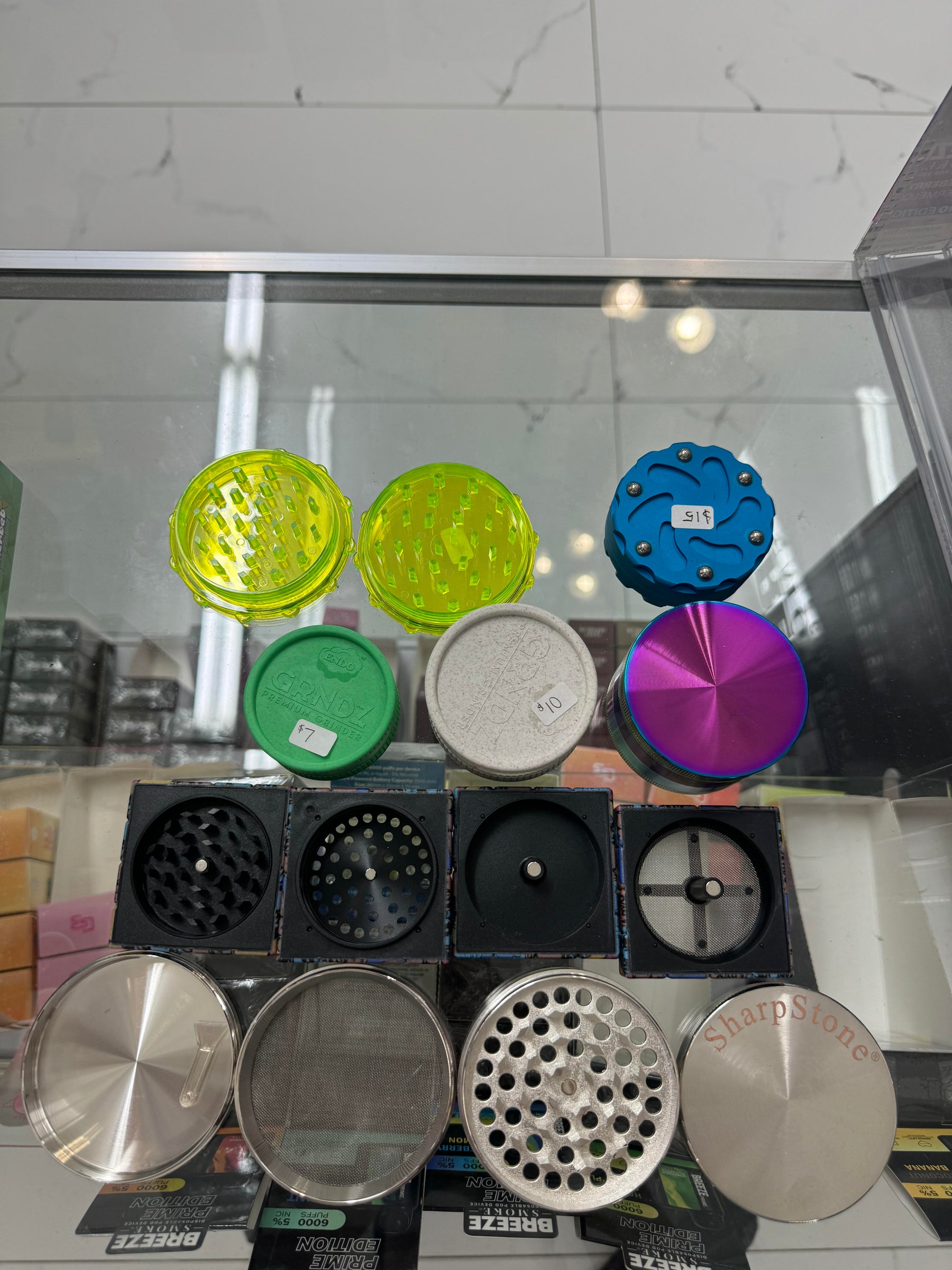 Wide selection of grinders for weed
