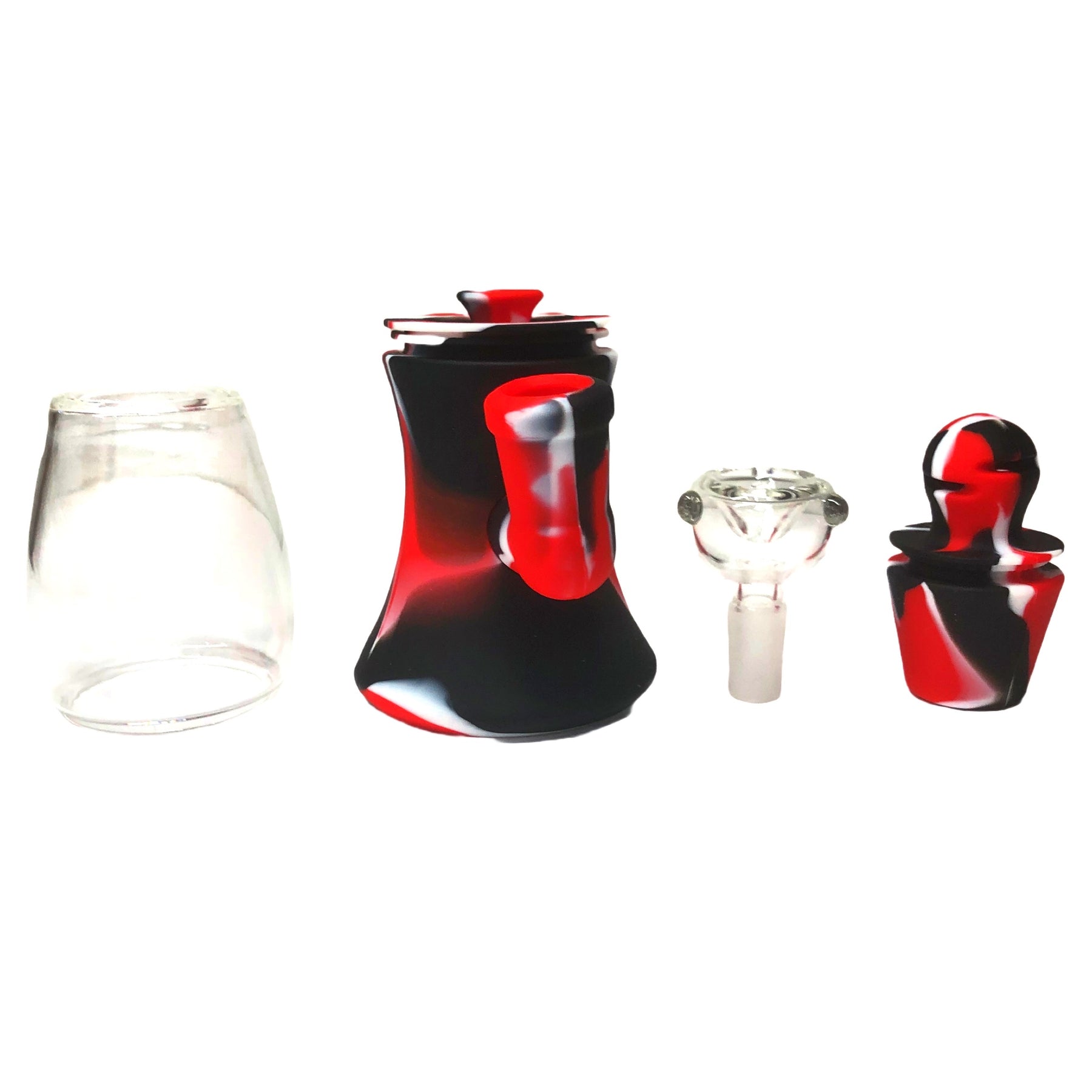 Black And Red Lava Lamp Bong