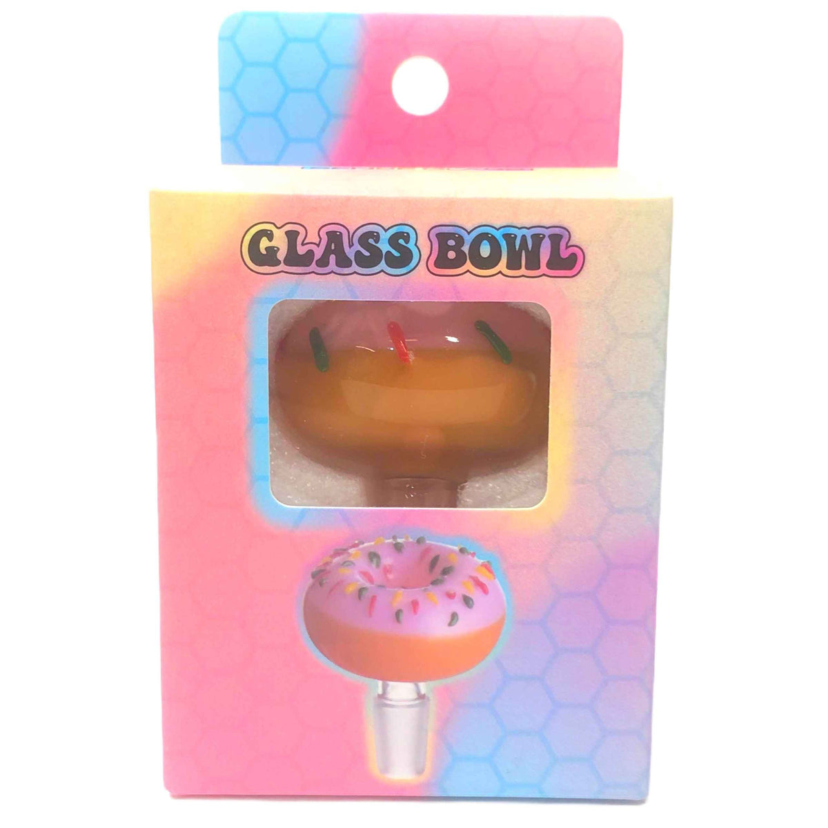 Glass Donut Bowl Box View