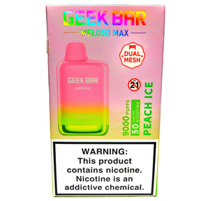     Geek Bar Peach Ice Flavor