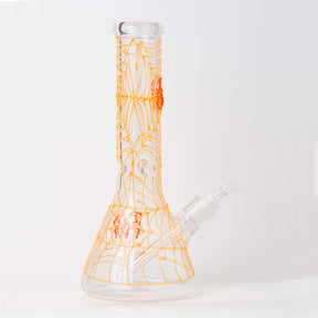 Bong for Smoking with Spider Web Design