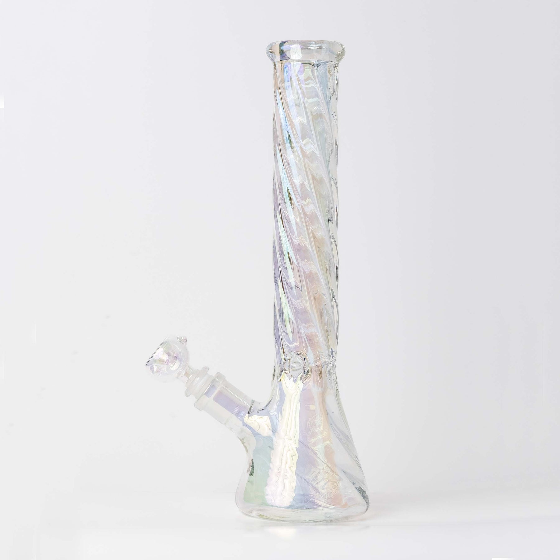 Iridescent Swirl Bong 13 inch