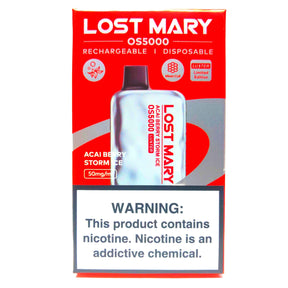 Lost Mary Acai Berry Storm Ice Flavor