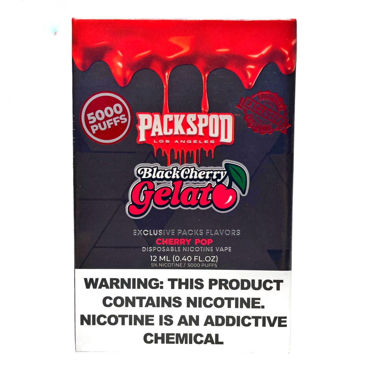     PackSpod Black Cherry Gelato Flavor