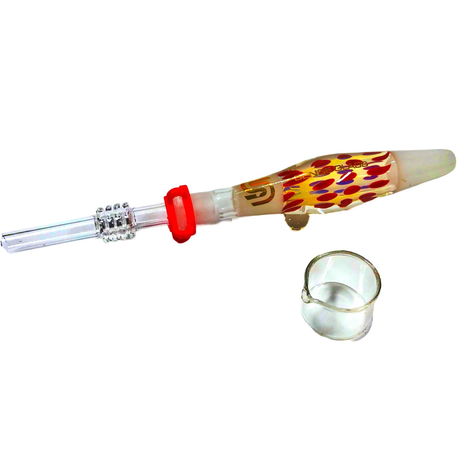Sense Glass Nectar Collector Red Yellow Blue Colors