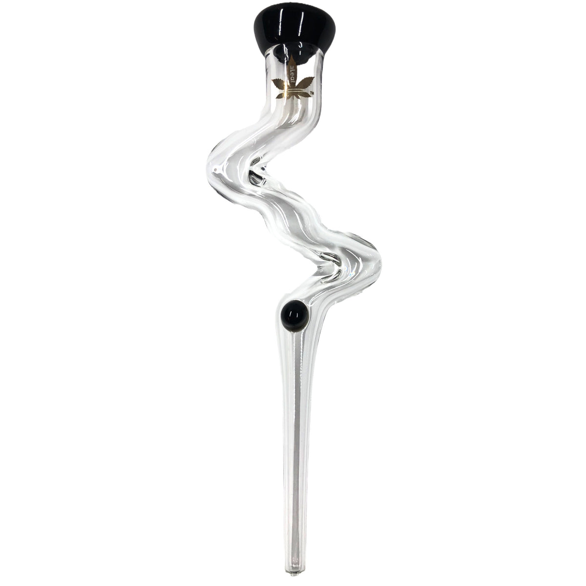 Winding Glass Nectar Collector Color Black