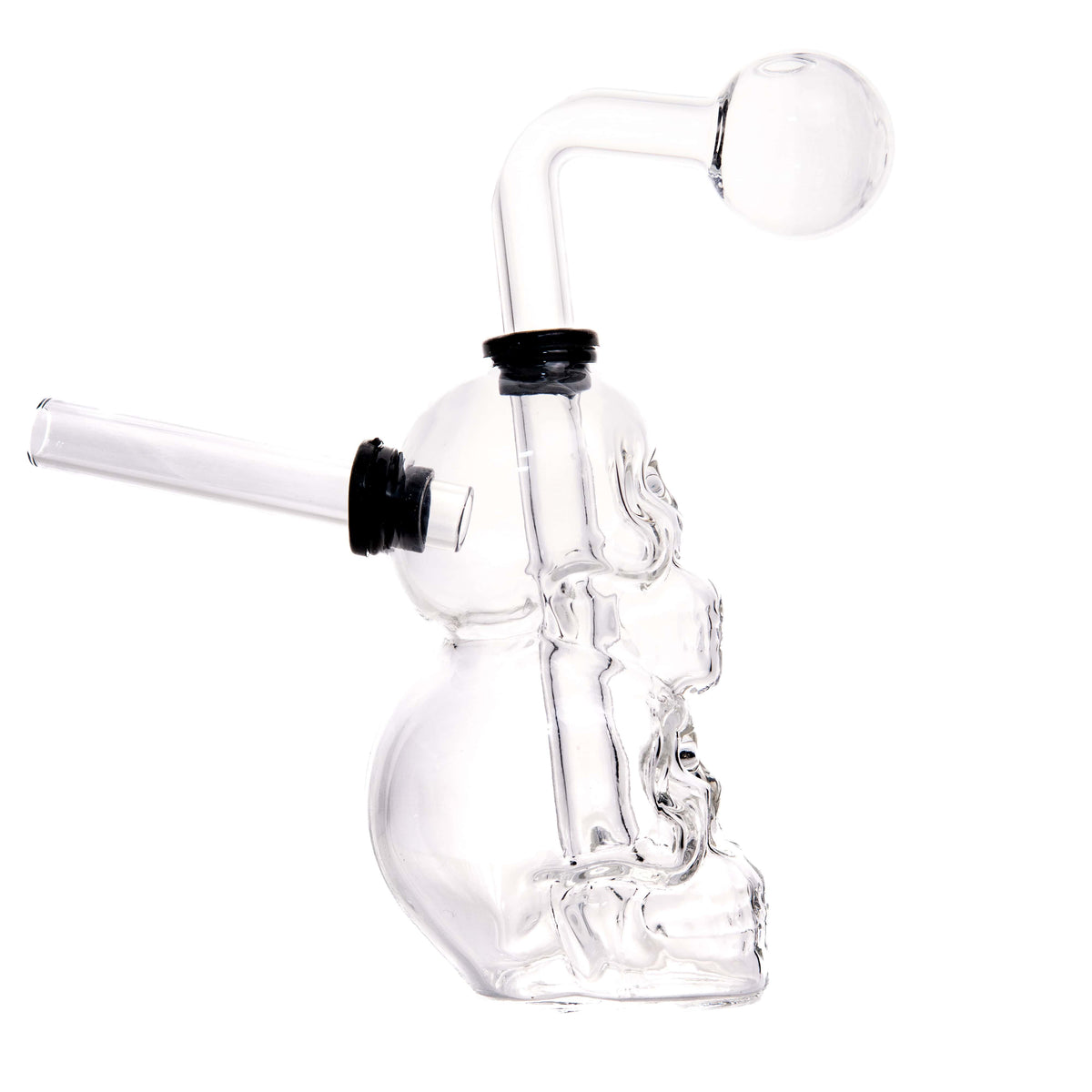 double skull oil burner side
