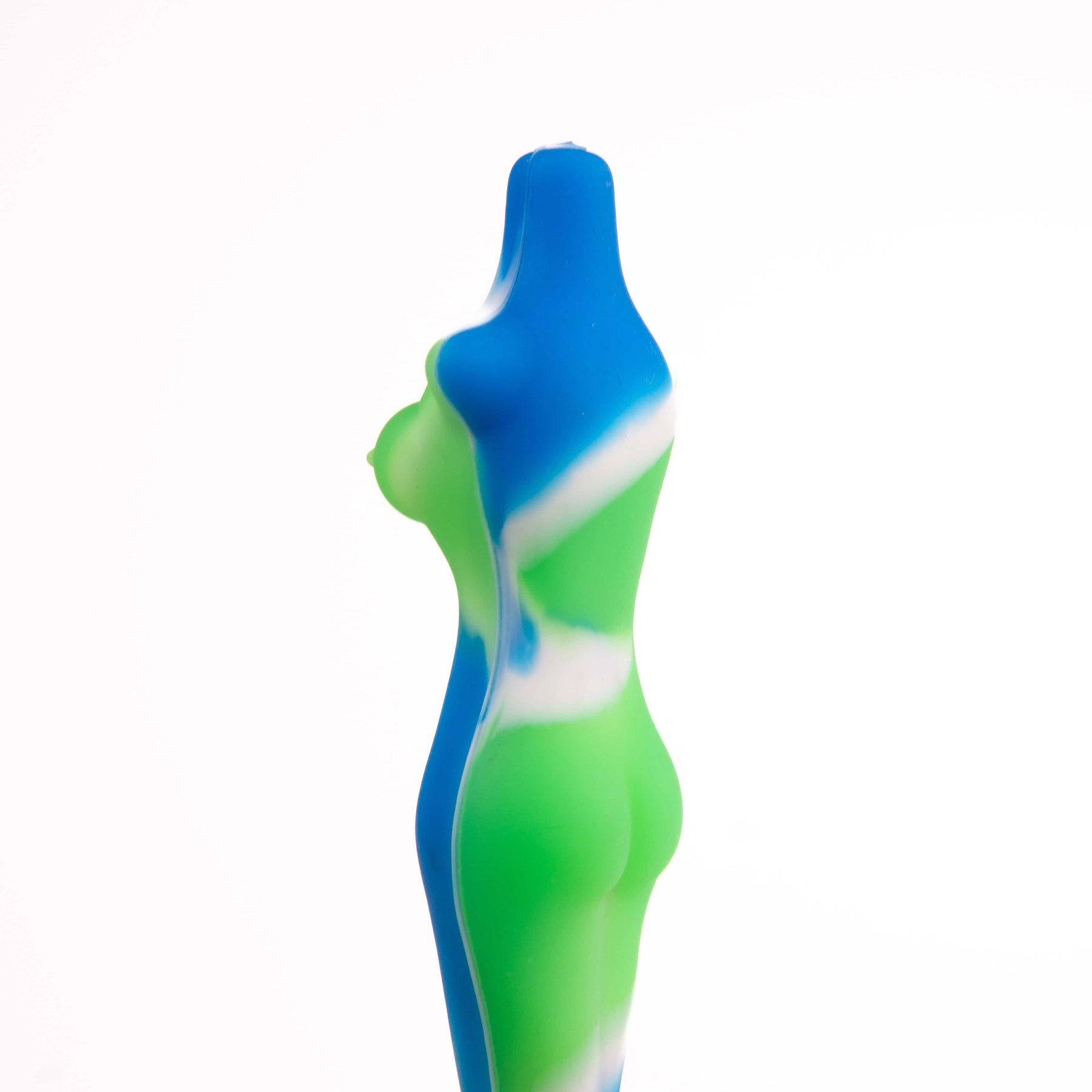 green blue swirl silicone