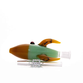 Rocket Glass Nectar Collector With Quartz Tip