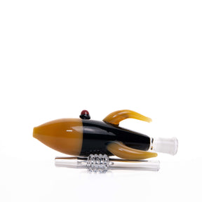 Rocket Glass Nectar Collector With Quartz Tip