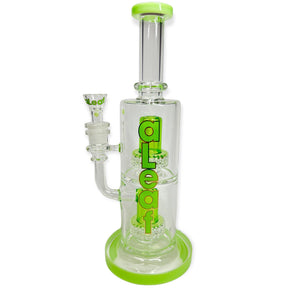 11 inch Double Matrix Bong by aLeaf color green