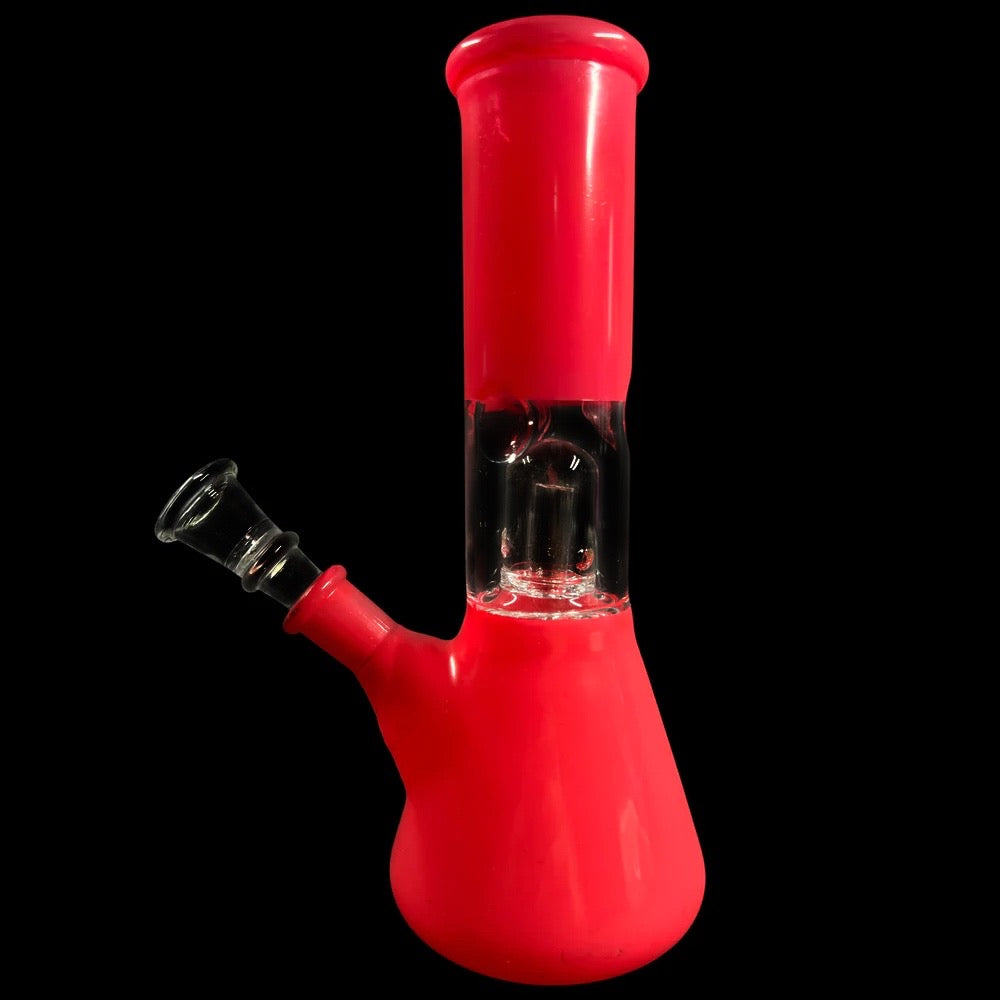 8 Inch Bong with Percolator Red