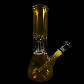8 Inch Bong with Percolator Yellow