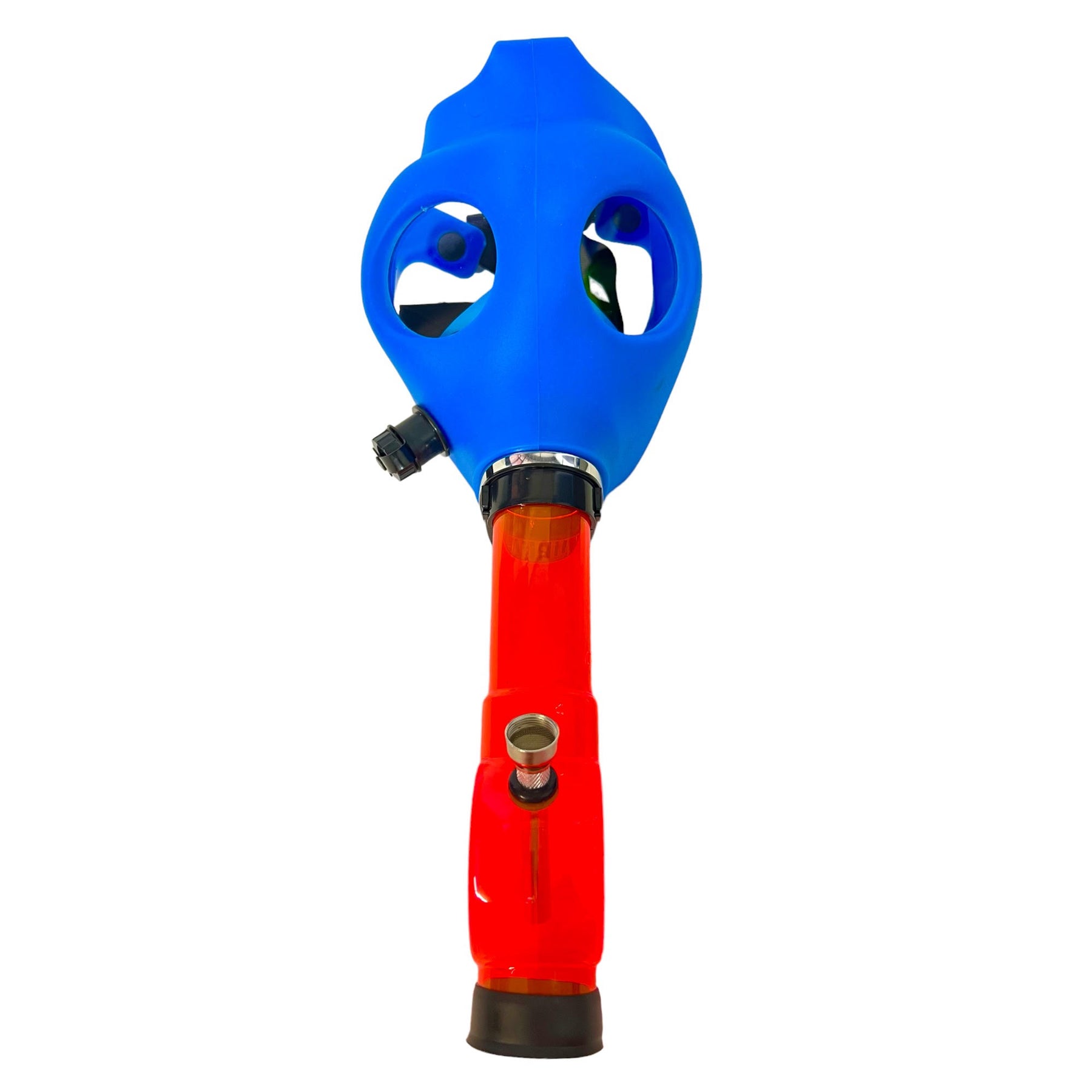Acrylic Bong Gas Mask for Weed Light Blue