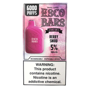 Esco Bars 6000 Puffs - Rechargeable Disposable Device