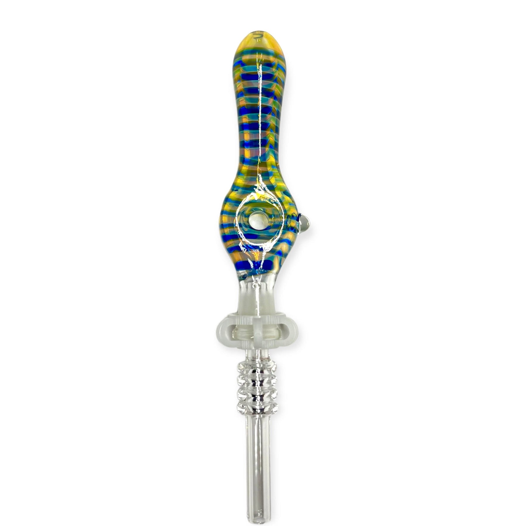 Nectar Collector Glass Donut Blue