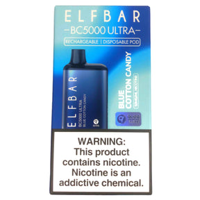 Elf Bar Blue Cotton Candy Flavor