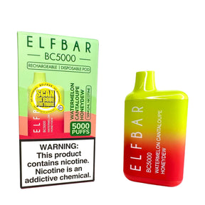 Watermelon Cantaloupe Honeydew Elf Bar Device Package 