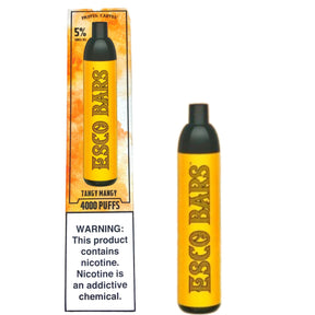 Esco Bars 4000 Puffs Tangy Mangy Flavor Device and Box View