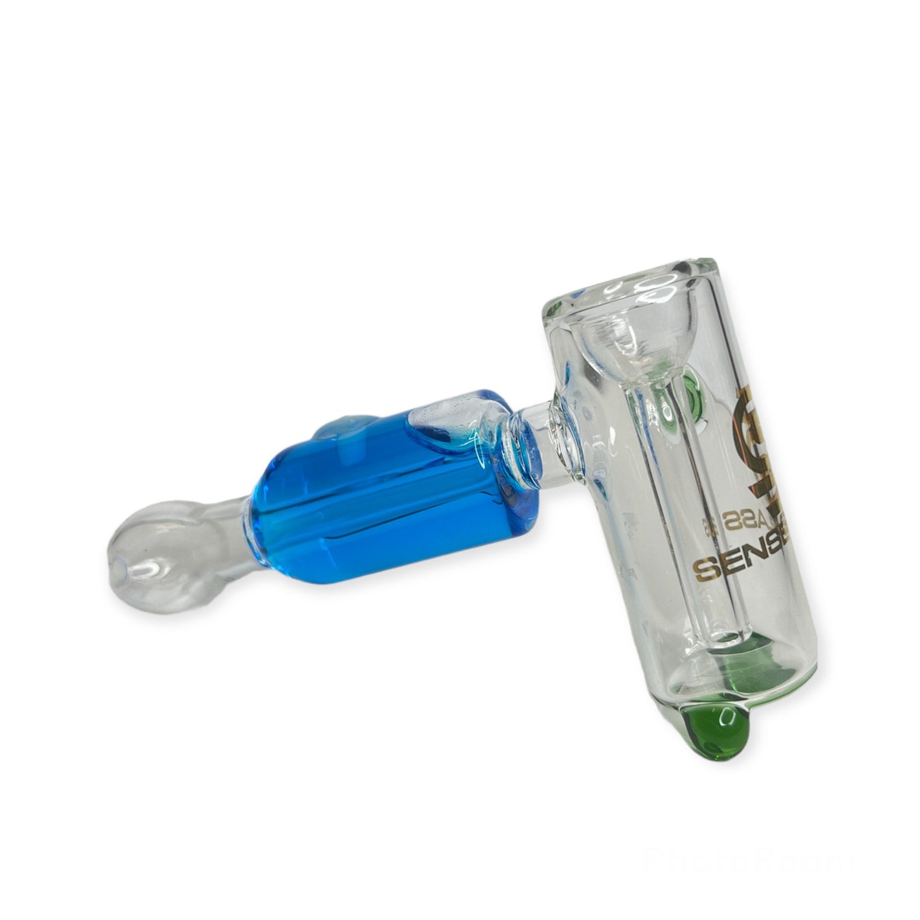 Sense Glass Bubbler 5" with Glycerin - Golden Leaf Shop