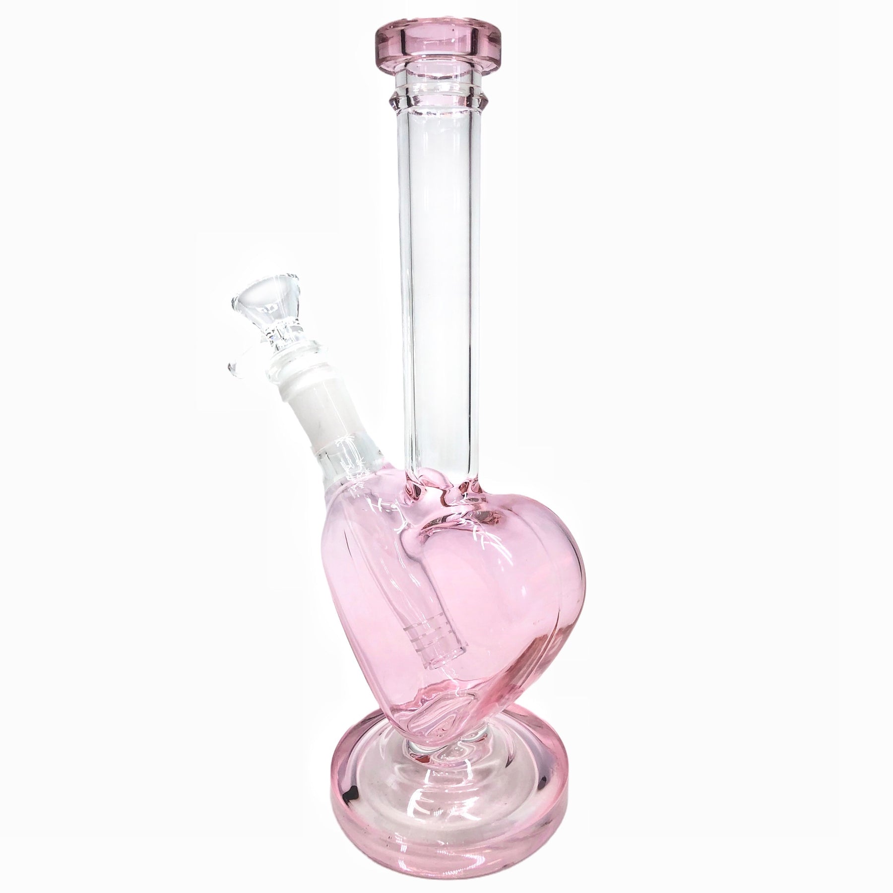 Heart Shaped Glass Water Bong