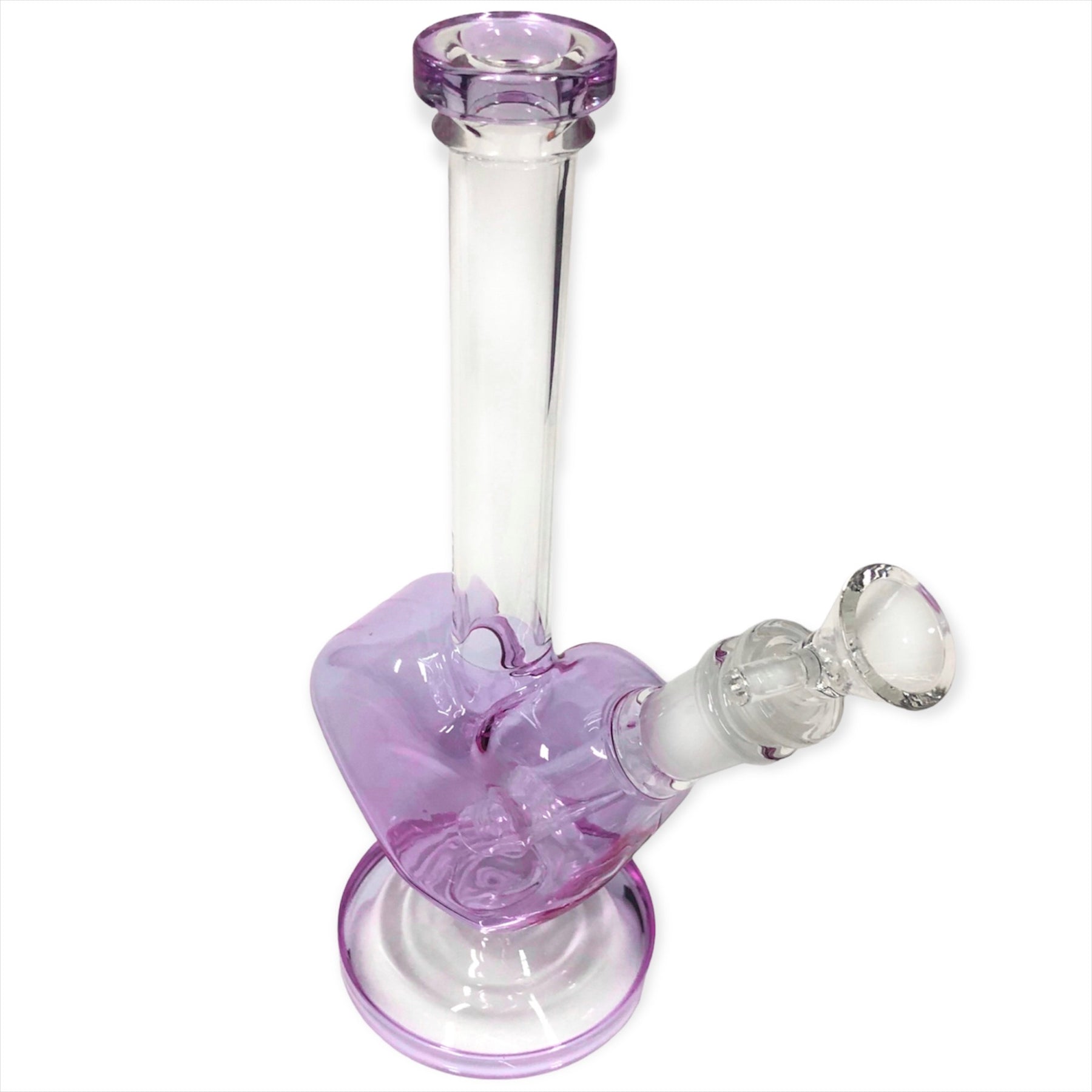 Heart Shaped Glass Water Pipe
