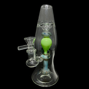 glass lava lamp bong with bowl