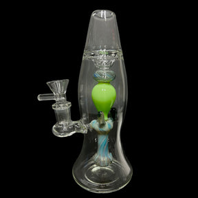 multi colored lava lamp water pipe