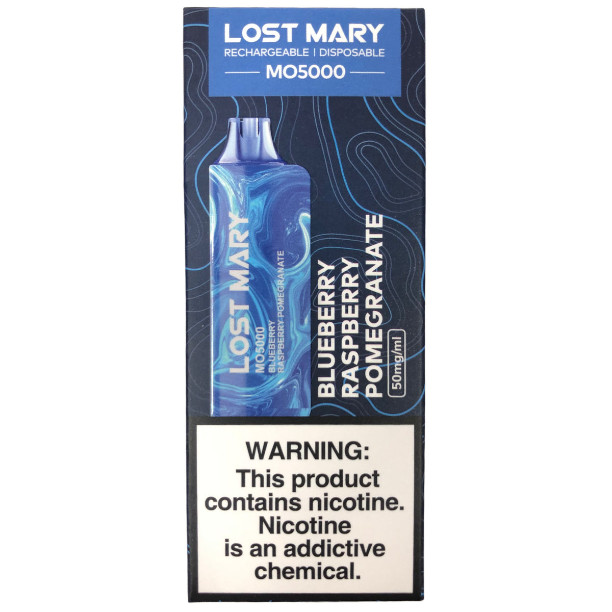 Lost Mary MO5000 Blueberry Raspberry Pomegranate Flavor