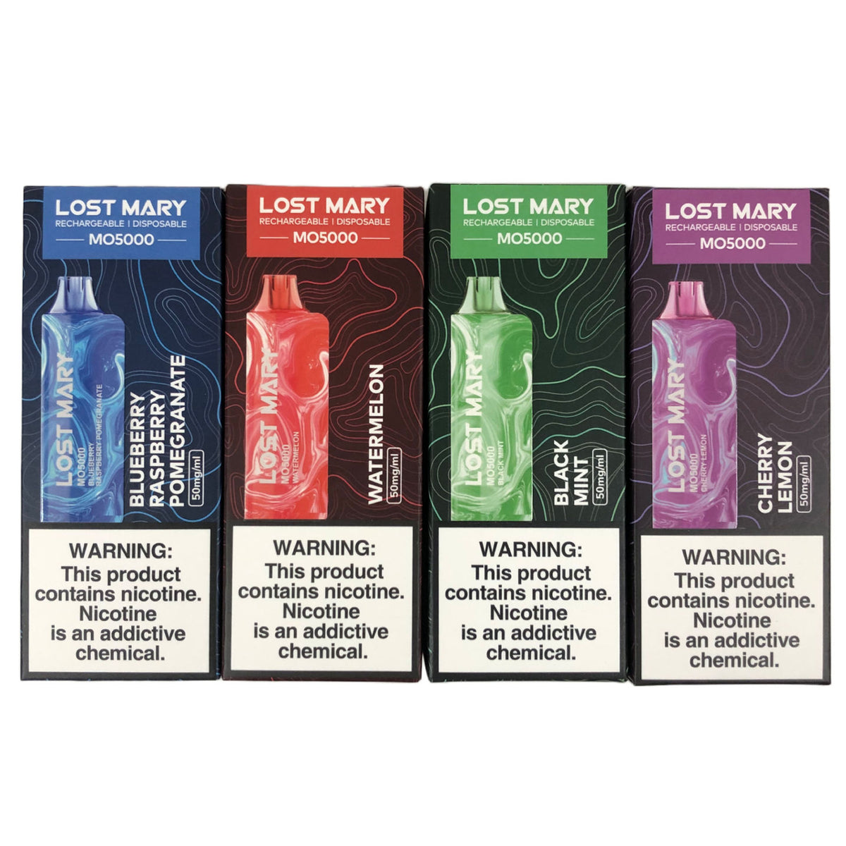 Lost Mary MO5000 Different Flavors