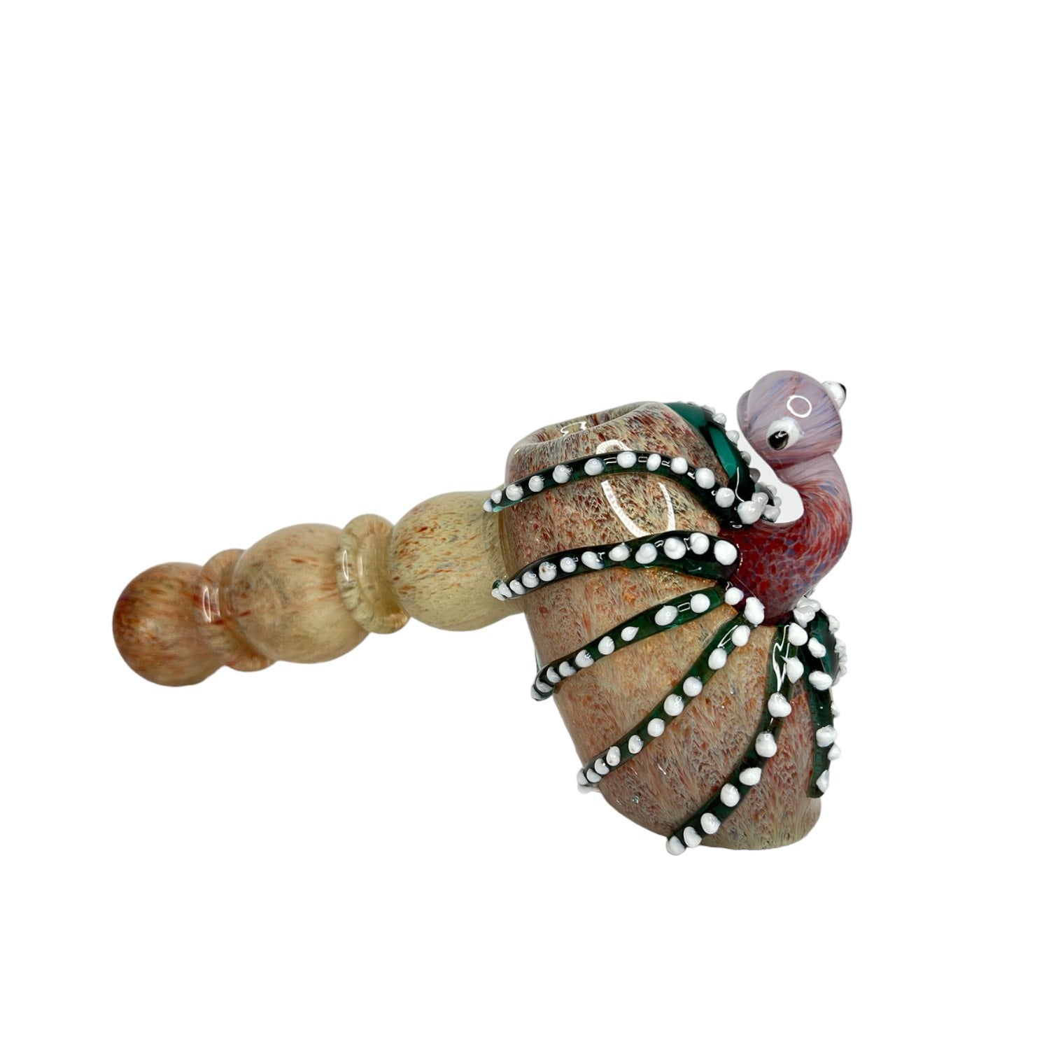 Octopus 8-inch Hammer Bubbler - Golden Leaf Shop