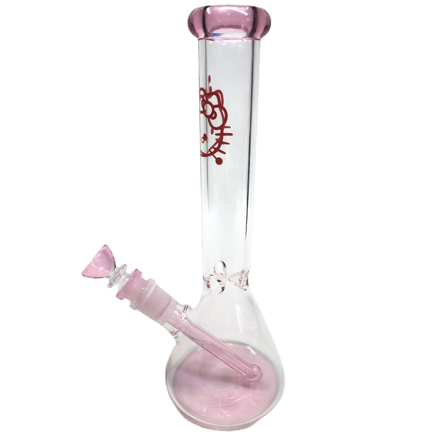 Pink Hello Kitty Bong - 10 inches