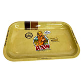 RAW Weed Rolling Tray Small with Lady