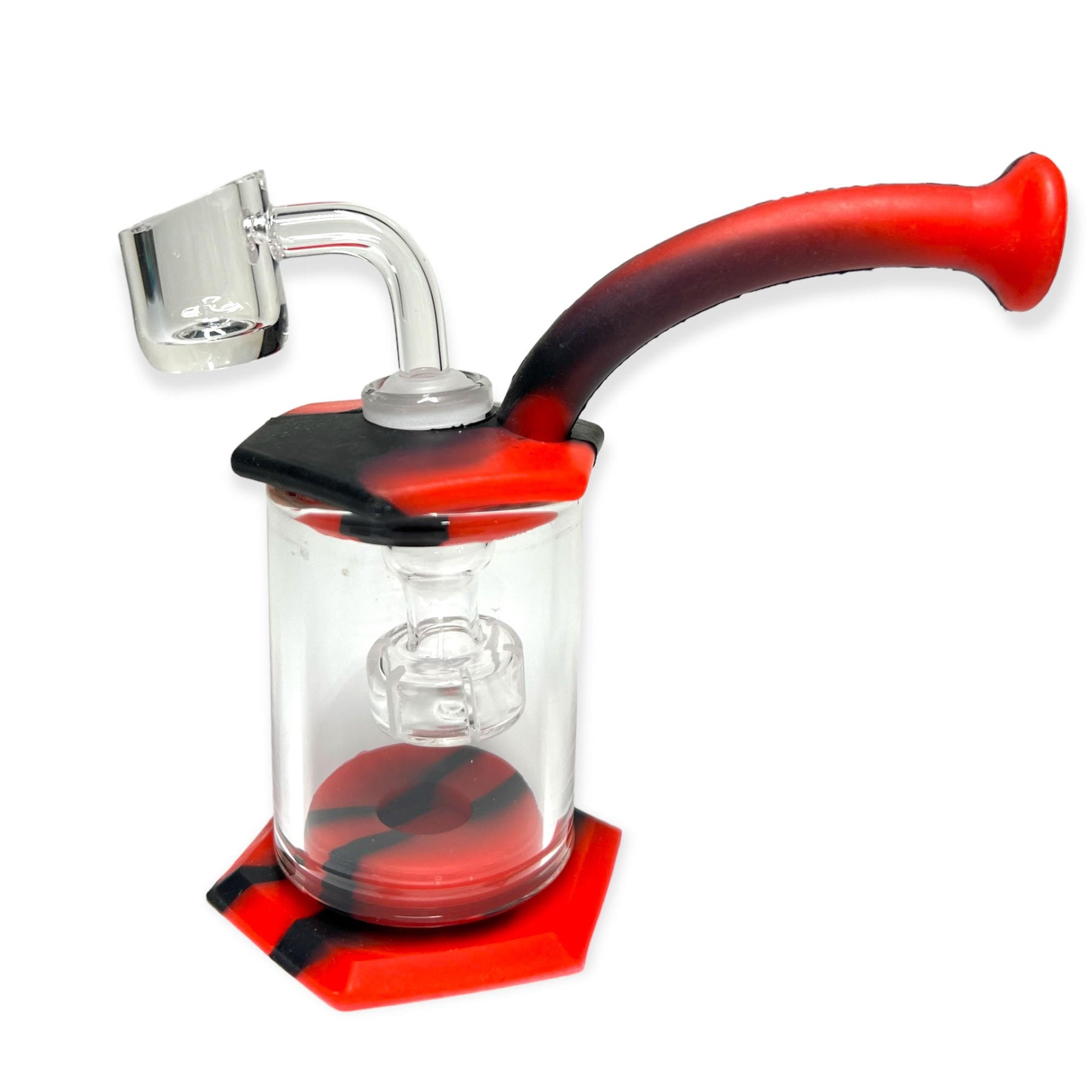 Red and Black Dab Rig