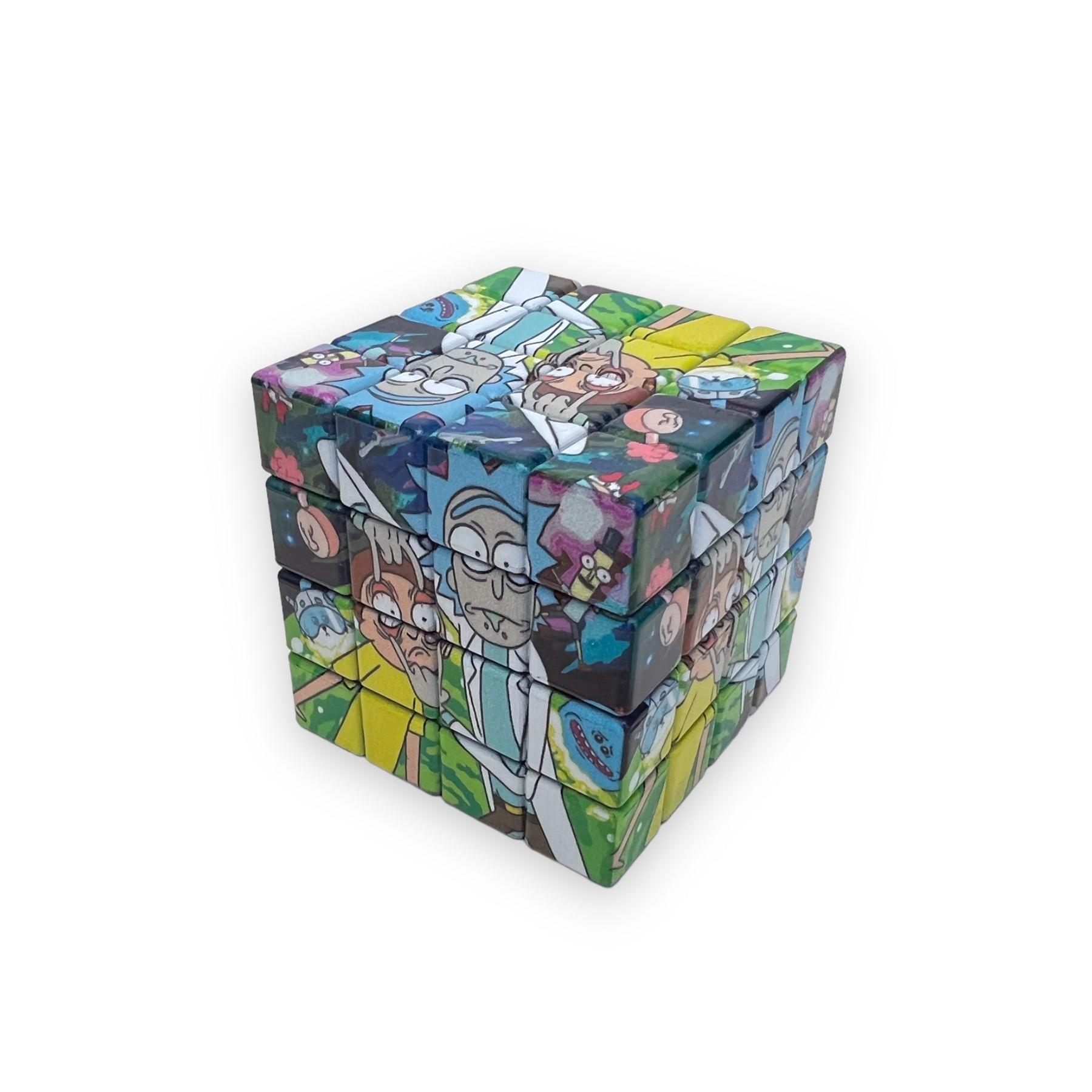 Rick and Morty Rubik's Cube Grinder from Angle