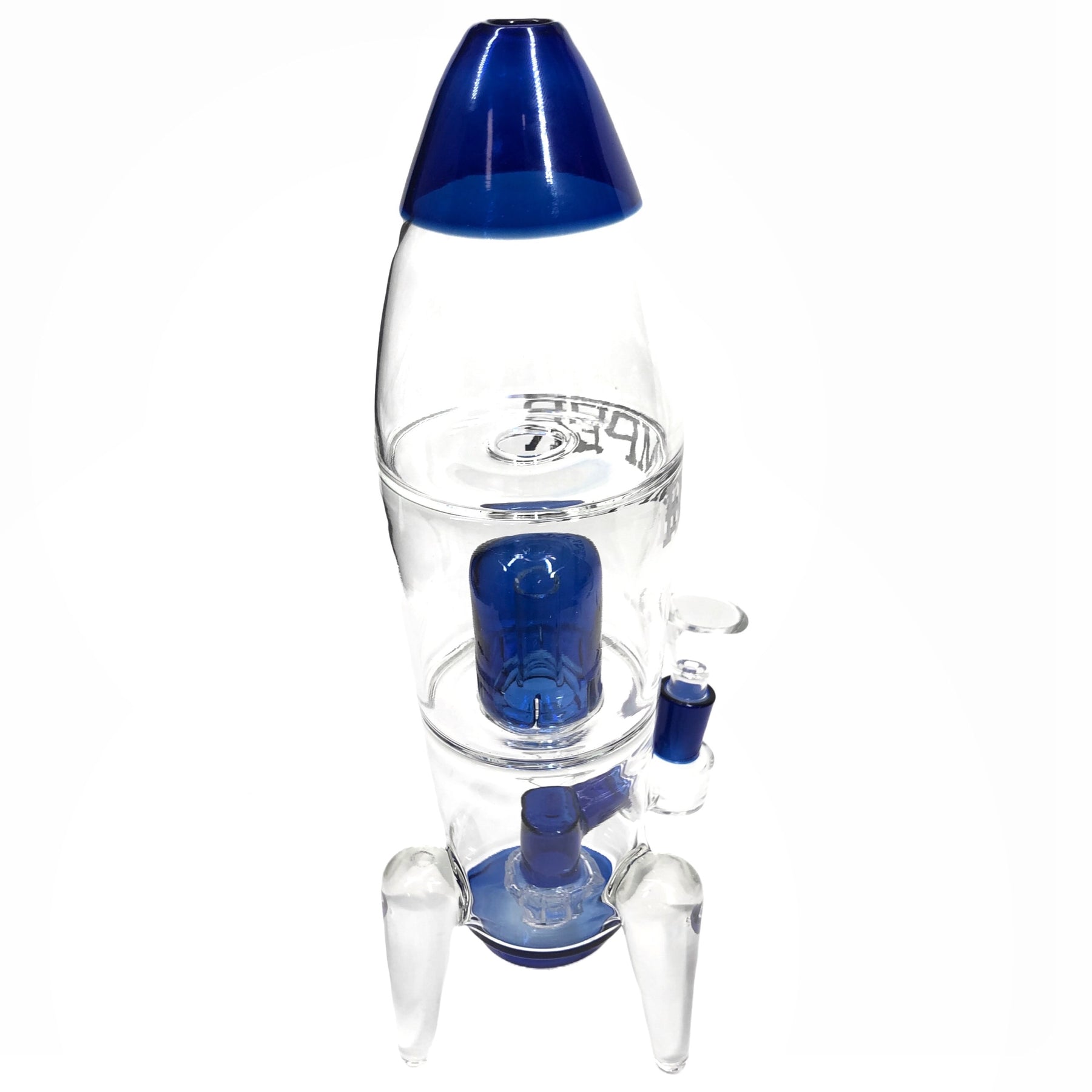 Rocket Water Bong Blue