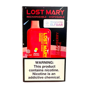 Lost Mary strawberry sundae flavor