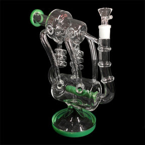 Dual Coil Bong with Inline Percolator - Golden Leaf Shop