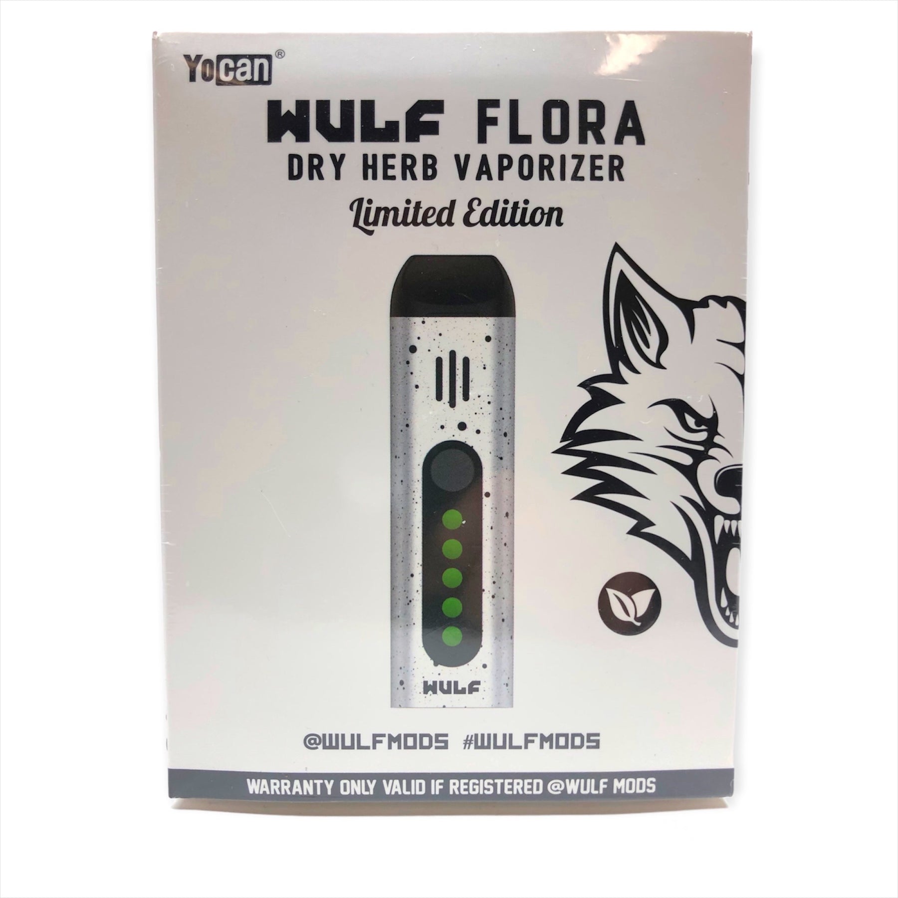 Wulf Flora Dry Herb Vaporizer Box Front View