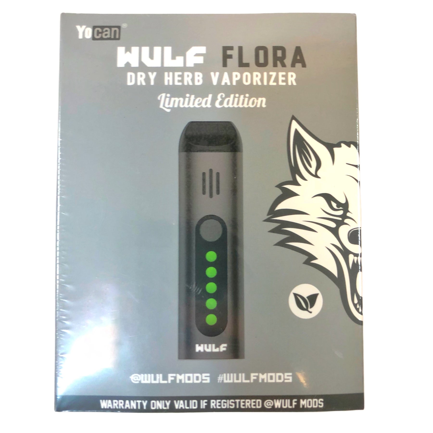 Wulf Flora Dry Herb Vaporizer Color Gray