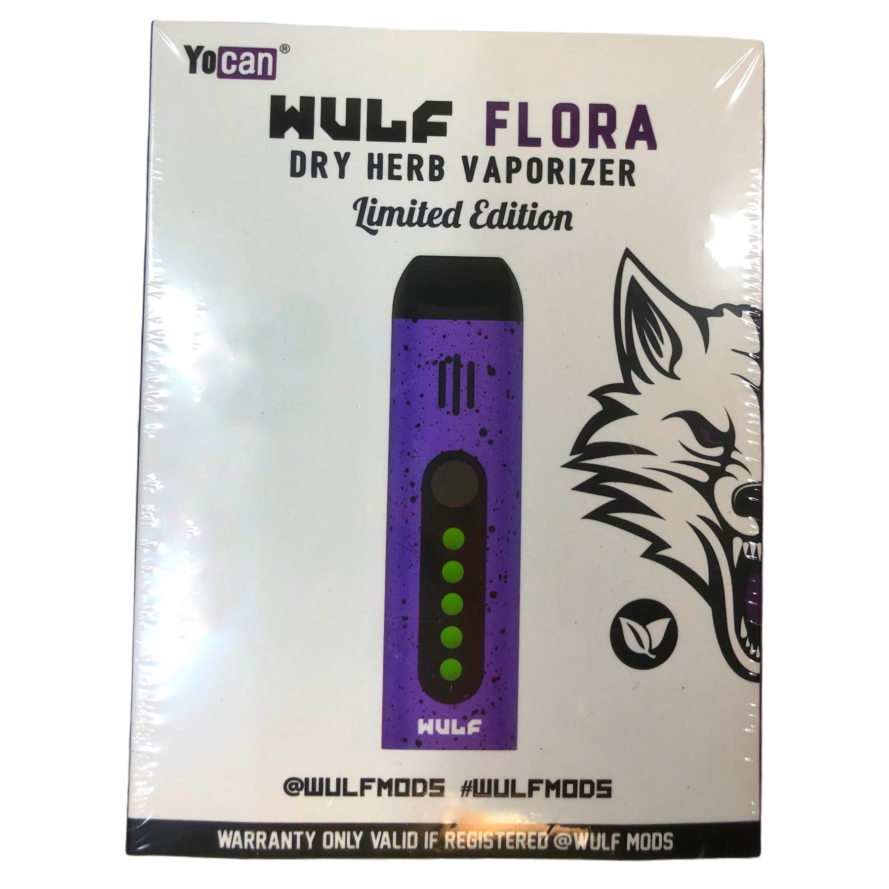 Wulf Flora Dry Herb Vaporizer Color Purple