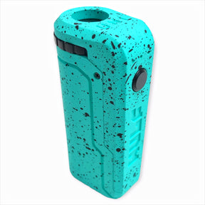 Wulf Uni Adjustable Cartridge Vape Color Teal and White Dots Side View