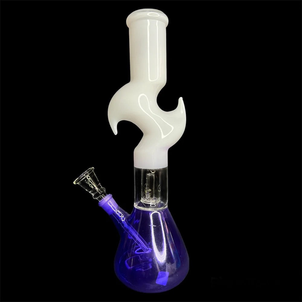 Zig Zag Bong in Blue