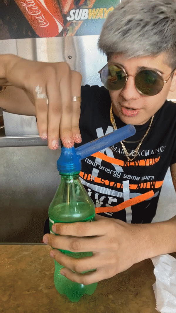 Top Puff Portable Bong - Turn Any Bottle into a Functional Water Pipe